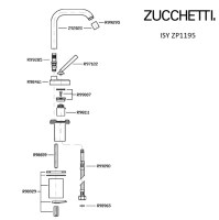 RECAMBIOS MONOMANDO LAVABO ISYSTICK ZUCCHETTI 